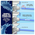 Aquatic Life Sediment Carbon Plus Water Filtration System, Particulate Chloramine Chlorine Reduction System