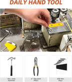 40-Piece Tool Set - General Household Hand Tool Kit with Plastic Toolbox Storage Case…