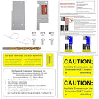 Generator Interlock Kit Compatible with Square D Vertical Main 150 or 200 Amp Breaker,3 1/4 to 4 Inch Spacing Between Main and Branch Breaker,Electrical Interlocking Panel.