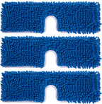 3 Pack Mop Heads Replacement Compatible for Oceda Dual-Action Flip System, Dry and Wet Used, Chenille Double Sided Mop Refills Head for Most Hardwood Floors