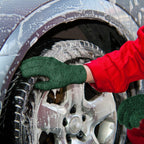 Patelai 3 Pairs Microfiber Plant Dusting Gloves Leaf Cleaning Gloves for Indoor Plants, Blinds, Furniture, House(Medium,Brown, Dark Green, Dark Red)