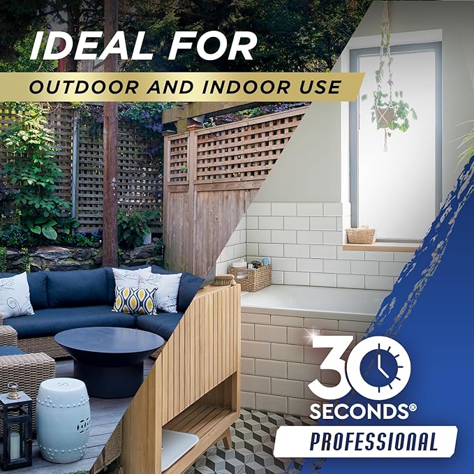 30 SECONDS Pro Mold and Mildew Stain Remover | Scrub Free | Brighter Results Instantly | Ready To Use Refill | 128 fl. oz. - PACKAGING MAY VARY