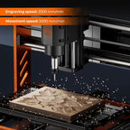 ACMER CNC Router Machine 500W, 3018 Engraver for Wood/Metal/Acrylic Cutting Milling 11.8"x7", ±0.025mm Precision ER11 Chuck, ESP32 Control, Compatible with Candle/Easel,Ascarva 3S