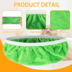 Reusable Dry Sweeping Cloths Microfiber Wet Mop Pads Compatible with Swiffer Sweeper Mop Replacement Sweeping Mopping pad Refills for Hardwood Surface Floor Cleaning (32)