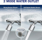 Frizzlife FF1080 Faucet Extender 8pcs Replacement Cartridge, 2pcs Carbon Fiber and 6pcs PP Cotton Filter for FF1080, FF1080-EX, FF1440 Sink Faucet Water Filter