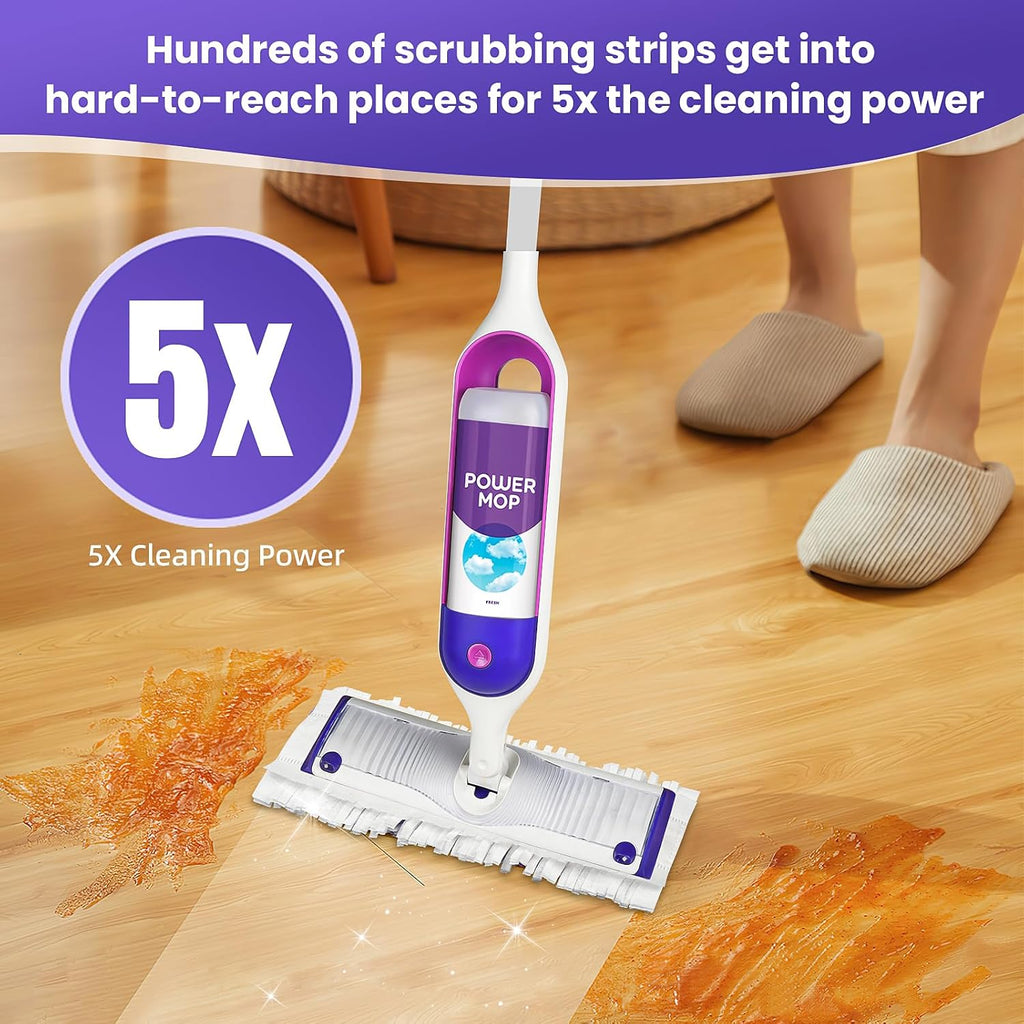 25 Pack Power Mop Pad Refills for Swiffer PowerMop Multi-Surface Mop, Powermop Multi-Surface Mop Pad Replacement Kit