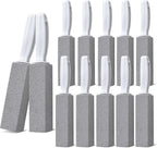 Emycool Pumice Stone Toilet Bowl Cleaner, 12 Pack Toilet Pumice Stone with Handle for Toilet Cleaning, Bathtubs, Sinks, Swimming Pools, Grills