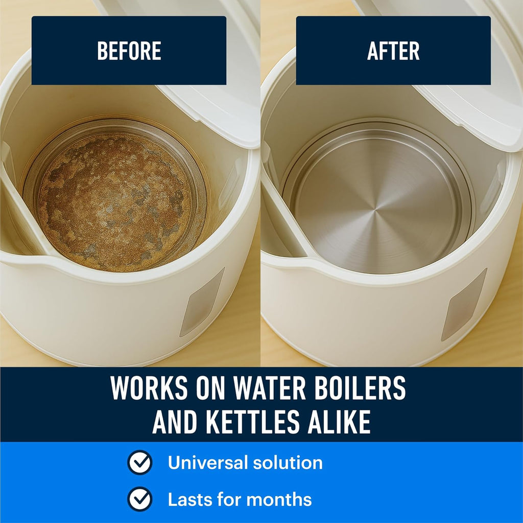 Essential Values Universal Descaler - Espresso Descaling Solution - Coffee Machine Cleaner - Critic Acid Tea Kettle, Urn, Water Distiller Cleaner