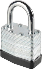 Lock, Laminated Steel Keyed Padlock, Keyed Alike Locks, Normal Shackle Padlock-Pack of 10