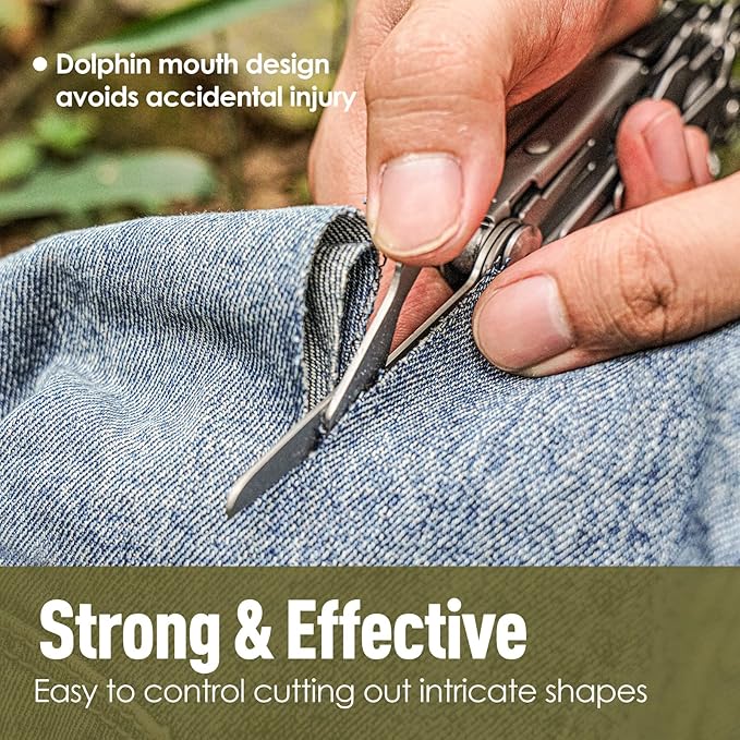 Multitool Stainless Steel Multi-Tool Pliers 22-in-1 with Safety Locking, Pocket Knife, Bottle Opener, EDC Equipment With Pocket Clip for Survival, Camping, Hunting and Hiking.