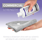 MAAS Metal Polish 8-Ounce Bottle (2 Pack) Free Cloth, Universal Metal Cleaner for All Metals, Clean, Polish, and Protect Silver, Brass, Copper, and More, Tarnish Remover and Silver Cleaner for Jewelry