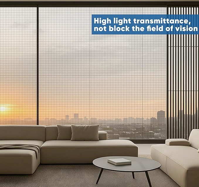 47 Inch X 98 Ft Stainless Steel Window Screen,304 Stainless Steel Mesh Window Screen Roll Stainless Steel Screen 20 Mesh Door Screen Replacement Mesh Roll for Screen Porch Pool Garden