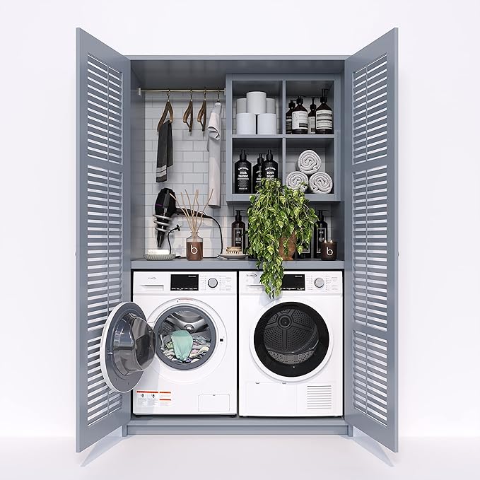 KoolMore FLW-3CWH Front Load Machine, 2.7 Cu. Ft, Space Saving Unit with 20-Minute Quick, 12 Washing Cycles, Quiet Inverter Motor [120V], Medium (24"), White