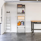 Seville Classics UltraDurable Heavy Duty NSF Solid Steel Wire Rack Storage Unit Organizer for Garage, Warehouse, Office, Restaurant, Classroom, Kitchen, 5-Tier Shelving, 24" W x 18" D