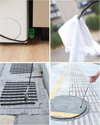 76 Inch Drain Snake with Flexible Grabber Claw - Flexible Grabber Tool for Hair Clogs, Plumbing Auger for Sink, Tub, and Pipe Clog Remover