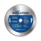 Evolution Power Tools 14BLADEST Blade for Cutting Mild Steel, For Circular and Chop Saws, No Heat, No Burrs & Virtually No Sparks, Carbide-Tipped TCT Blade For Cold Metal Cutting,14-Inch x 66-Tooth