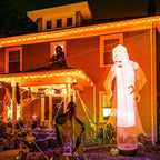 Brightown 25 Pack Orange C9 LED Christmas Light Bulbs, Orange Plastic C9 Shatterproof LED Bulbs Replacement for Halloween String Lights, E17 Intermediate Base, Commercial Dimmable Holiday Bulbs