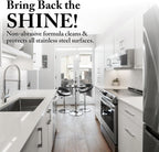 Goddard's Stainless Steel Cleaning Spray for Kitchen Appliances – Removes Grease & Food Stains, Brightens Surfaces to Streak-Free Shine, Resists Fingerprints, 23 oz