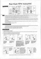 T Tulead Toilet Repair Kit Flush Valve Replacement Parts Flush Valve 8.27" Height(Including Washer), Fill Valve Thread 23mm/0.9", Drain Outlet Dia: 64mm/2.52"