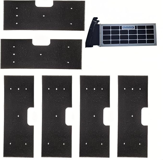 WH01X35719 Lint Filter For GE Profile Washer Dryer Combo,6-Pack GE Profile Washer Dryer Combo Foam Filter- For Models: PFQ97HSPVDS