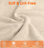 Roll of Microfiber Cleaning Cloth –100 Pack, Tear Away Microfiber Towels, Reusable, Washable, Scratch-Free, Cleaning Supplies, Kitchen Towels for Car, Home, Kitchen, Dishes(Desert Gold)