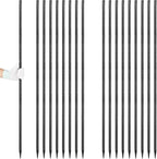 Rebar Stakes 36 inches 16-Pack Concrete Form Stakes Straight 3/8" Diameter Rebar Ground Metal Stakes for Landscaping, Securing Fence, Garden Plants Support, Survey Markers and Securing Trees