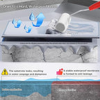 1 Gallon Transparent Waterproof Coating, Clear Acrylic Sealant Invisible Adhesive Leak Repair Agent for Concrete, Wall, Wood, Brick, Stone, Water-Based Outdoor & Indoor Sealer 4KG