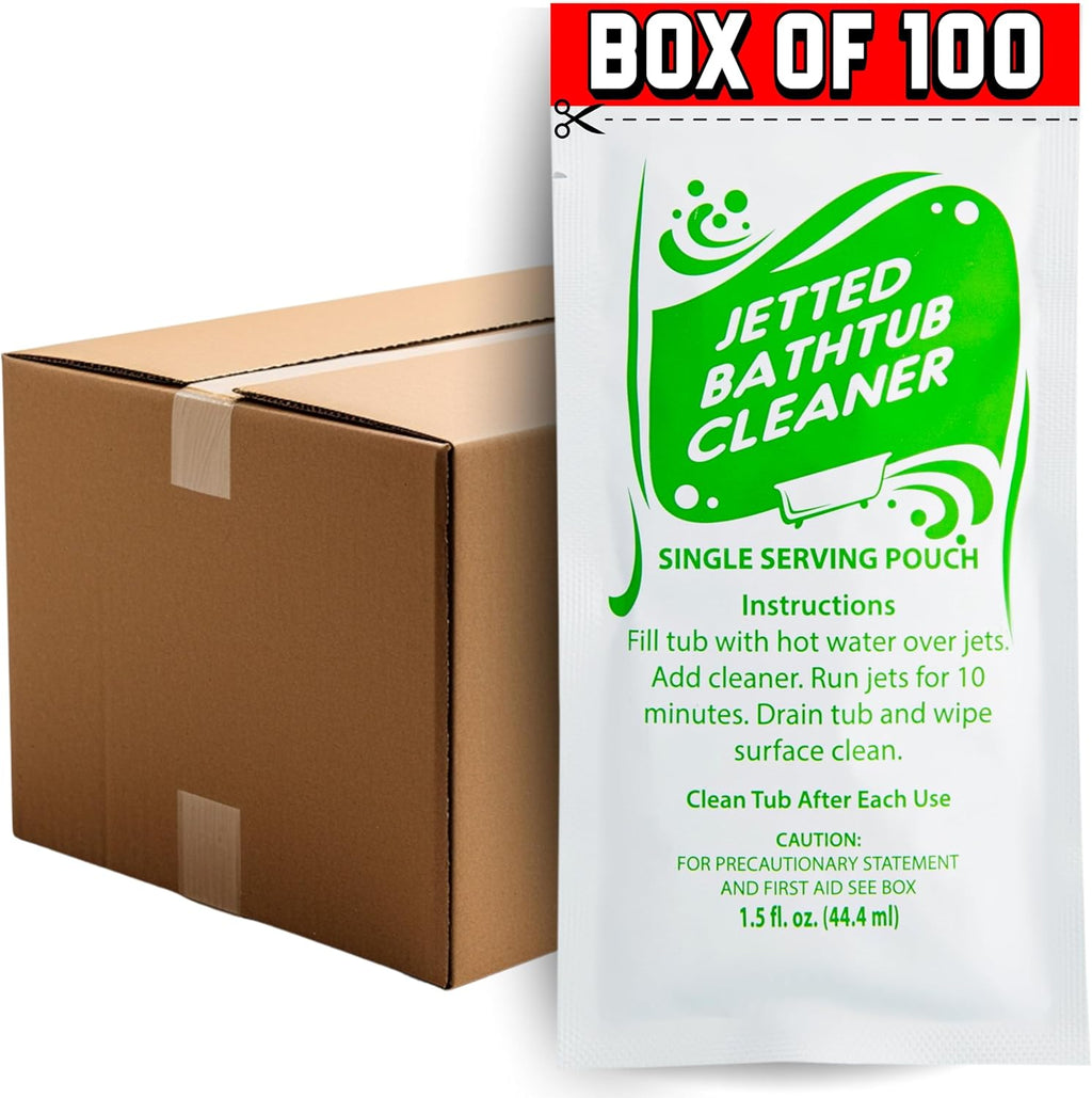 Oh Yuk Jetted Bathtub Cleaner Concentrate Case of 100 1.5 Ounce Pouches