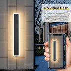 Aipsun LED Outdoor Wall Light Fixtures, Black Exterior Sconces 3000K,23.6inch Modern Porch Patio Wall Light Fixture for House Courtyard Balcony Porch(1 Pack)