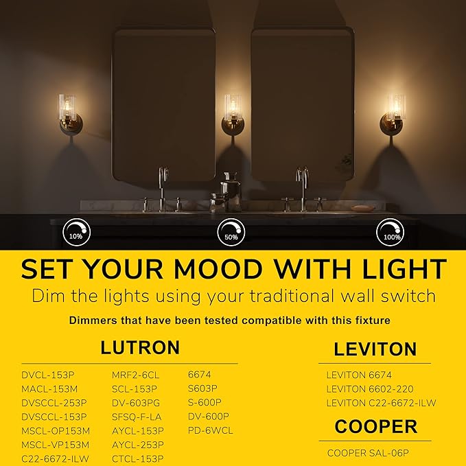 Inlight ST19 Dimmable 5W LED Light Bulb, E26 Base, Warm White(2700K), 6-Pack, 50-Watt Equivalent Vintage Edison Light Bulb with Amber Glass and Filament Design, ETL Listed, IN-0512-6-AM-27