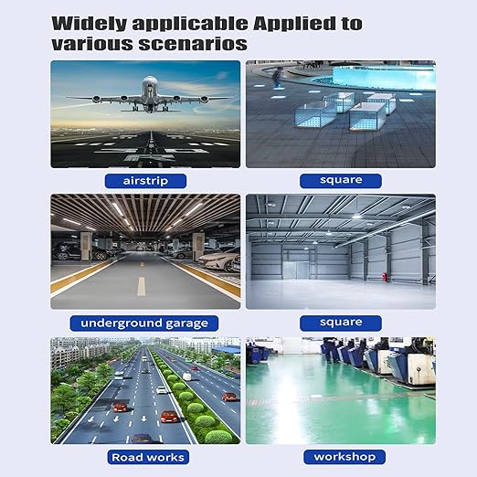 Concrete Crack Filler and Sealant, Quick Drying High Elasticity Cement Crack Filler, Waterproof Repair, Self-Leveling Concrete Slab Repair for Driveway, Patio (Black, 35.27 OZ)