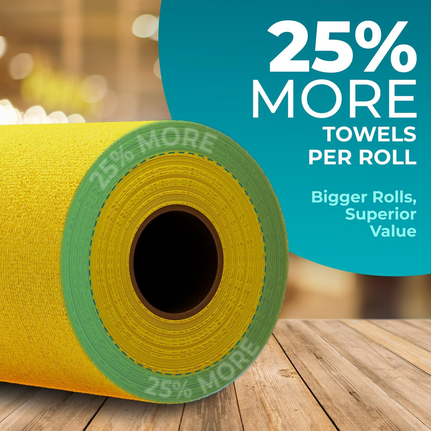 HELOMOR 100 Pack Microfiber Cleaning Cloth Roll - Tear Away Reusable Paper Towels Washable, 11.8" Ultra Absorbent Cleaning Supplies for Housekeeping, Rags Microfiber Towel, Lint Free Cloth Value Pack