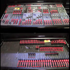 ToolBox Widget - Modular Screwdriver Organizers for Tool Box | Magnetic Screwdriver Holder | Tool Storage Organizer for Professional & DIY Mechanics | Organize Tools for Fast Accountability | 4 Pack