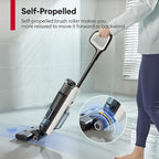 Ultenic Wet Dry Vacuum Cleaner, Cordless Vacuum Mop Combo with Self-Cleaning, 50min Runtime, Smart Mess Detection, Edge Cleaning, LED Display, 3-in-1 Floor Cleaner Machine for Hard Floor, AC1 Elite