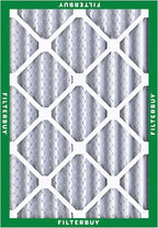 Filterbuy 18x24x4 Air Filter MERV 8 (MPR 700) Dust Defense Replacement (6-Pack), Electrostatic Pleated HVAC AC Furnace Filters, Made in USA (Actual Size: 17.50 x 23.38 x 3.63)