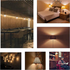 T10 7.3 Inch LED Bulb 6W (60W Equivalent) 2700K Warm White Edison Light Bulb 600lm Dimmable Long Tubular E26 LED Bulb for Rustic Pendant, Industrial Pipe, Wall Sconces, Chandeliers (4-Pack)