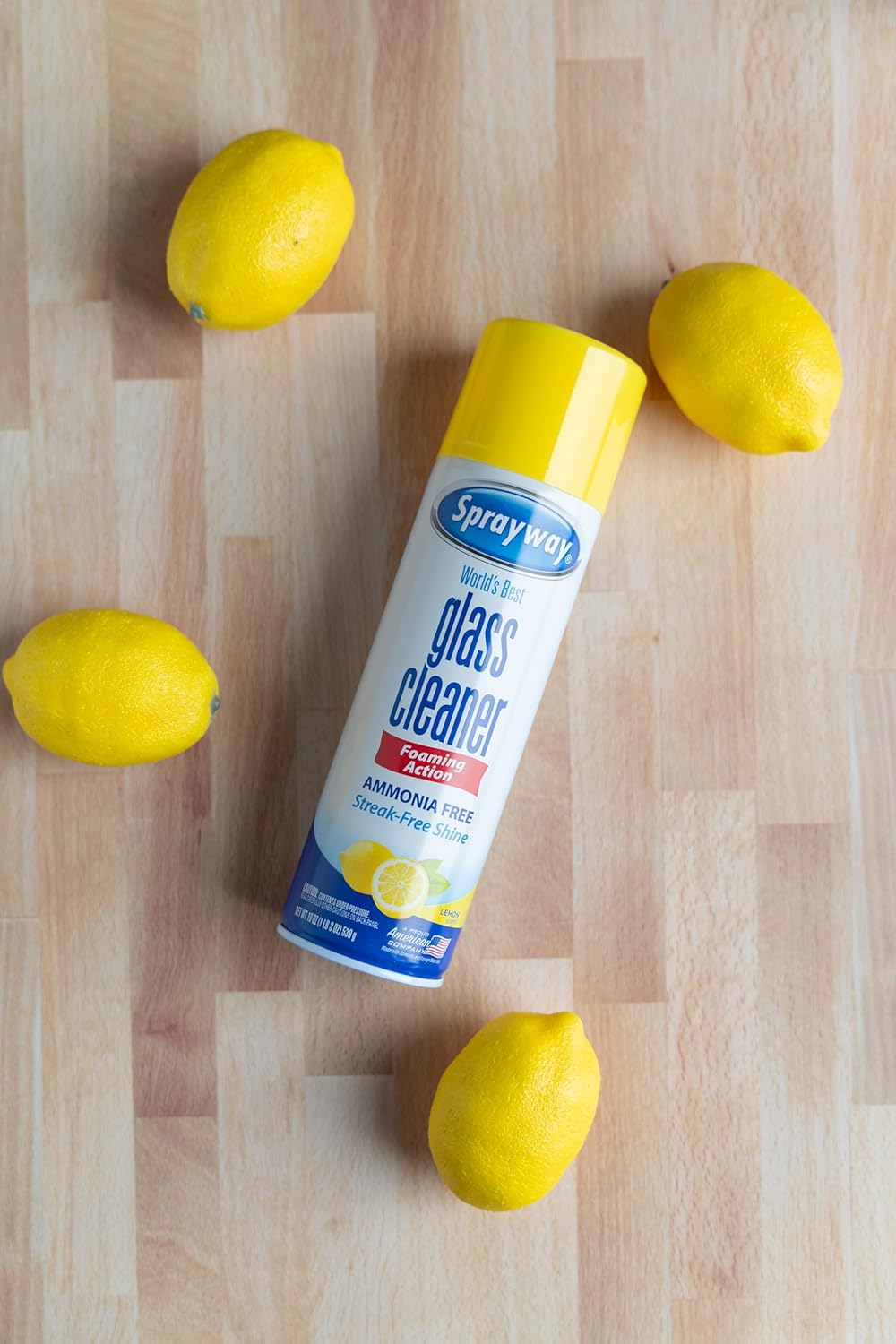 Sprayway Foaming Action All Purpose Cleaner and Disinfectant, Lemon Scent, 19 oz, (SW5014R)