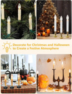 25 Pack Clear Torpedo Tip Replacement Bulbs, 7 Watt C26 Incandescent Bulbs for Electric Candle Lamps, Window Candles, Chandeliers, E12 Candelabra Base Light Bulbs