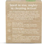 Grove Co. Daily Shower Cleaner, Refill Concentrate (2 x 1 Fl Oz) + 1 x Reusable Glass Spray Bottle (16 Oz), Plant-Based Cleaning Supplies, Reduced Plastic, Lavender Blossom & Thyme Fragrance