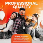 Canvas Drop Cloth 4' x 12' (48 sq.ft.) - Reusable & Eco-Friendly Painters Drop Cloth for Furniture, Surfaces & Floor Protection - 100% Recycled Cotton Canvas Tarp for Home Renovation by IDL Packaging