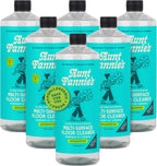 Aunt Fannie's Ultra Concentrated Floor Cleaner Vinegar Wash, Multi-Surface Solution For Mopping, Makes 16 Gallons, Eucalyptus Scent, 32 oz. (Pack of 6)