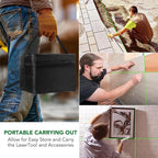 Laser Level, 4x360° Self Leveling Green Cross Line Laser for Construction and Picture Hanging with Rechargeable battery, Remote Controller, Magnetic Rotating Stand