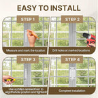 4 Pack Window Locks, Window Sash Lock for Single-Hung and Double-Hung Windows, White cam sash Lock for Vertical and Horizontal Sliding Windows