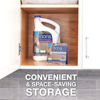 Bona Hardwood Floor Cleaner Concentrate, Lavender Thyme Scent, 1 fl oz, Pack of 4 (Makes 128 fl oz) - Residue-Free Floor Cleaning Concentrate Spray Mop and Spray Bottle Refill - For Wood Floors