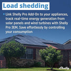 Shelly Pro 3EM Switch Add-On | Add-On Pro 3EM Dry Contacts DIN Rail Mounting | Home Automation | iOS Android app | No Hub Required | Solar Panels | Wind Turbines