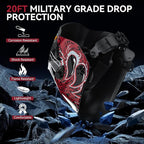 ARCCAPTAIN Auto Darkening Welding Helmet, 1/1/1/1 Top Optical Clarity, True Color Welder Helmet, 4 Arc Sensor 1/25000s Response Time, Wide Shade 4/9-13 for TIG MIG ARC Weld Hood Helmet