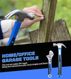 Auto Repair Tool Set 128-piece Mechanic Hand Tool Kit with Storage Box, Nail, Pliers,Screwdriver, Hammer, Drive Socket, Wrench for Homeowner, DIY, Handyman