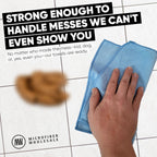 Microfiber Wholesale Cleaning Cloths | 12 Pack | 11" x 11" Reusable Towels, Wash Rags, Dust Cloth, All-Purpose: Kitchen, Dish, Cars, Shop, Glass (Blue)