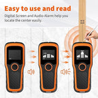 Stud Finder Wall Scanner 5-in-1 - Detector for Wood, Metal, Joists, Pipes, and AC Wires, Upgraded New version Intelligent Chip, High-Definition LCD Display Screen & Audible Alarm