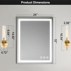 Gold Bathroom Light Fixtures Over Mirror, Vanity Lights Set of 2 with Knurled Texture, Brushed Gold Wall Sconces with Clear Glass Shade, Modern Industrial Bathroom Lighting for Bedroom, Living Room